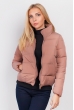 Куртка теплая женская 733K002 бежево-персиковый
