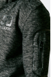 Батник мужской с капюшоном 630K013 грифельный