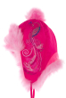 Шапка женская с цветным мехом 120PTLM001 junior розовый