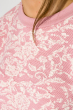 Свитшот женский укороченный 32P028 бледно-розовый