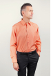 Рубашка мужская яркая с длинным рукавом Fra №873-19 оранжевый