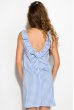 Платье женское 120P020 бело-голубой
