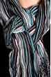 Шарф женский 120PELMR006 бирюзово-серый