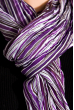 Шарф женский 120PELMR006 фиолетово-серый