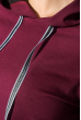 Костюм женский спортивный комбинация цветов 70PD5001 бордово-белый