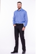 Рубашка мужская классика 11P1091 голубой