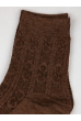 Носки бесшовные с двойной пяткой 230PBL20-03-3-2 коричневые коричневый
