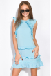 Платье 103P007-1 голубой
