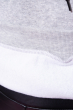 Худи женский на флисе 85F010134 светло-серый меланж