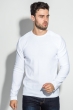 Свитер мужской фактурная вязка на плече 498F005-1 белый