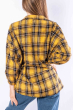 Рубашка женская 632F018 желто-черный