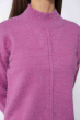 Стильный женский свитер 184P7055 темно-розовый