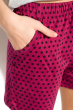 Пижама женская 107P024 серо-вишневый