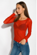 Блуза-сетка женская 108P029 красный