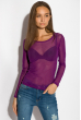 Блуза-сетка женская 108P029 фиолетовый
