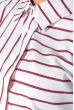 Костюм женский (рубашка,брюки) Классический 95P8024 бордово-белый