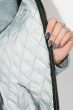 Пальто женское, стильное с капюшоном 77PD860 серый