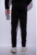 Костюм спорт на флисе 118P1012 черно-красный