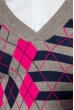 Пуловер мужской с комбинированным орнаментом 50PD311 серый