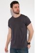 Футболка мужская однотонная 516F070 серый