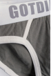 Трусы-плавки мужские с широкой резинкой 399K002-10 серый