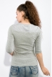 Джемпер женский с рукавом 3/4 436V016-1 светло-серый Джемпер женский с рукавом 3/4 436V016-1 светло-серый