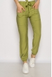 Брюки женские на резинках 633F004 оливковый Брюки женские на резинках 633F004 оливковый