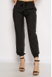 Брюки женские на резинках 633F004 черный Брюки женские на резинках 633F004 черный