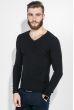 Пуловер мужской однотонный 50PD461 черный