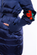 Куртка женская с вышивкой на рукаве 120PSKL6821 индиго