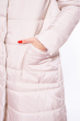 Пальто женское двустороннее 110P042 бежево-белый