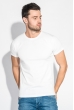 Футболка мужская однотонная 201F012-1 белый Футболка мужская однотонная 201F012-1 белый
