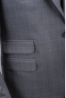 Пиджак серый классический №276F024 серый