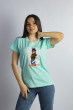 Футболка женская мятная 85F600 мятный
