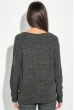 Джемпер женский реглан 64PD159 темно-серый меланж