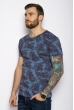 Футболка с принтом 627F006 джинс