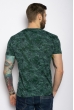 Футболка с принтом 627F006 зеленый