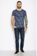 Футболка с принтом 627F006 джинс
