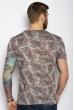 Футболка с принтом 627F006 бежевый