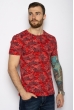 Футболка с принтом 627F006 красный