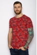 Футболка с принтом 627F006 красный