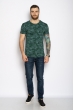 Футболка с принтом 627F006 зеленый