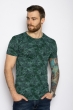 Футболка с принтом 627F006 зеленый
