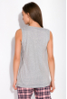Пижама женская с принтом на груди 107P3664 светло-серый