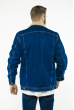 Стильная утепленная джинсовая куртка 158P2140-2 синий