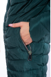 Куртка с поясом 120PSKL1512 темно-зеленый