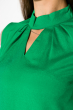 Блуза женская с кружевом 121P001 зеленый