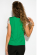 Блуза женская с кружевом 121P001 зеленый