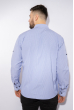 Рубашка в полоску 199P3231 голубо-белый