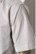 Классическая однотонная рубашка 120P292 бело-серый